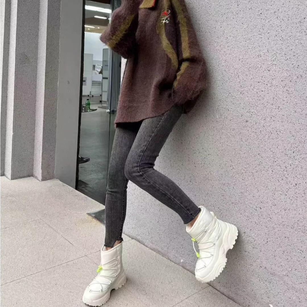 超哥家【东西南面】2024冬季爆款时尚百搭雪地靴4D17