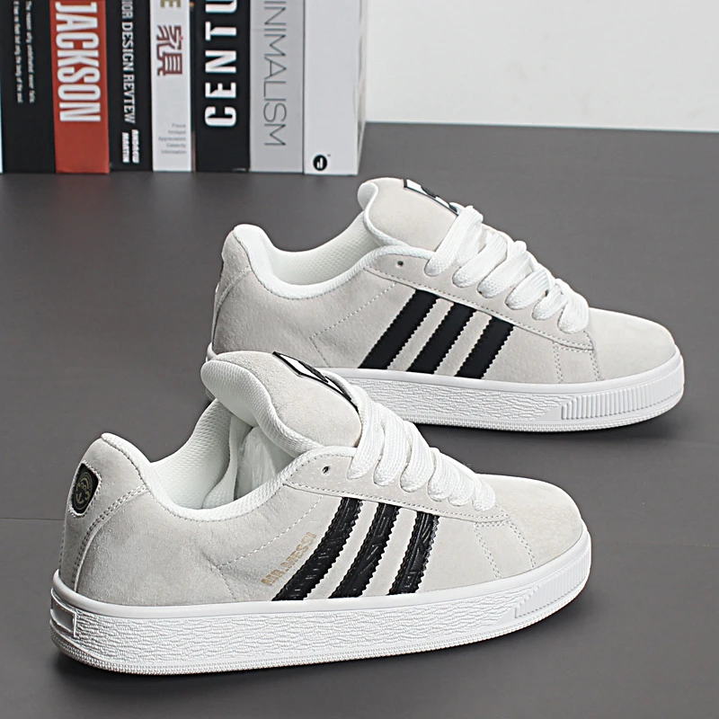 厚底面包鞋男2024秋季韩版复古时尚休闲鞋低帮潮流百搭情侣运动鞋