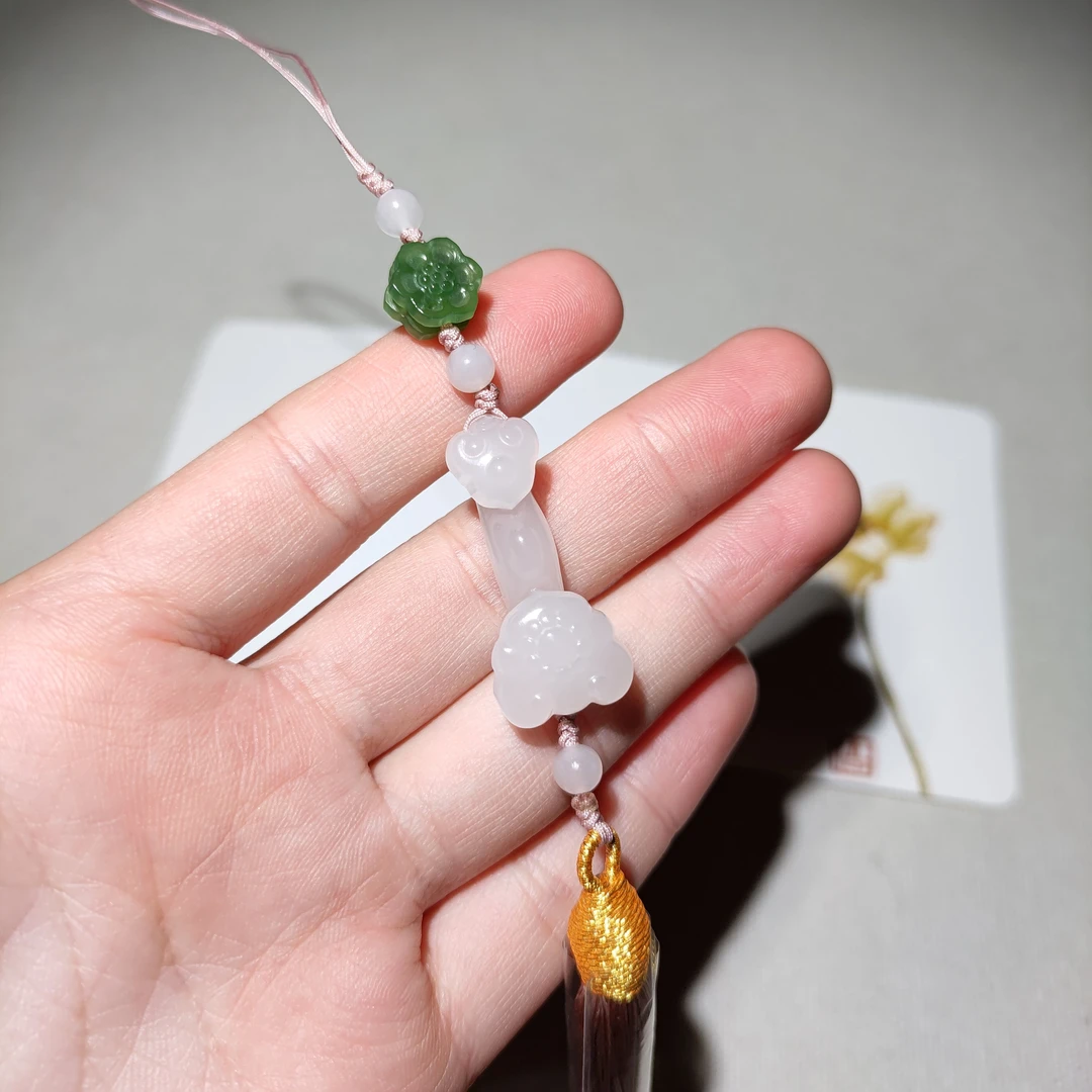 和田玉白玉如意包挂车挂款玉坠多样性拍一发一