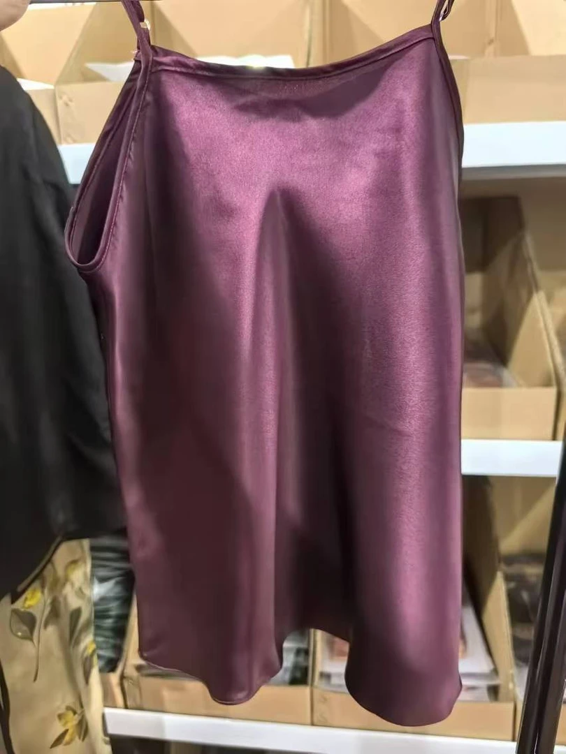 浔象丝绸|红色小吊带