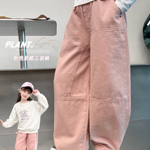 儿童休闲裤2025新款洋气中大童潮流休闲裤TM10231