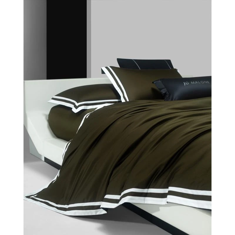 绣花夫人专享/Jo MaIone/ 哈罗德-芥末茶/轻奢阿拉尔棉/四件套