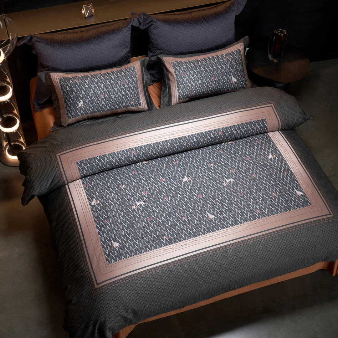 Canele/卡那蕾 长绒棉/高奢复古风/3D数码印花四件套/琉璃/定制款