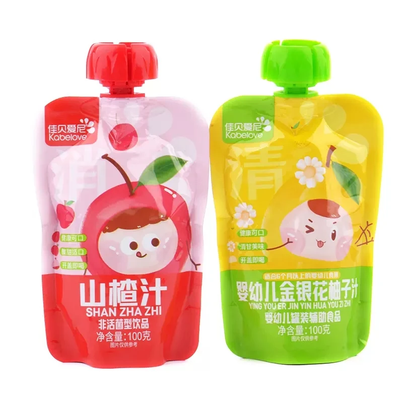 佳贝爱尼婴幼儿金银花柚子汁山楂汁100g