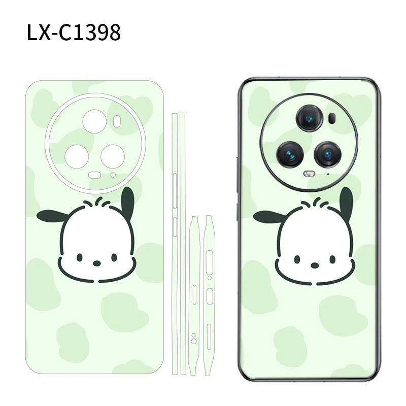 适用荣耀majic5pro背膜magic5手机膜边框贴纸保护磨砂全包网红膜