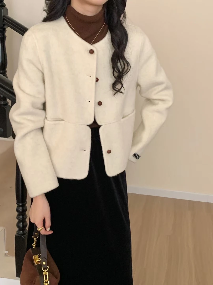 【UM尤蜜】2024冬季长款短款外套洋气休闲