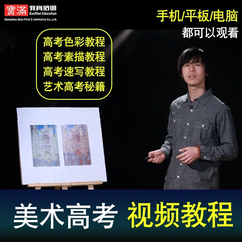 高考美术视频教程 色彩/素描/速写/艺术高考美术指导色彩构图课程