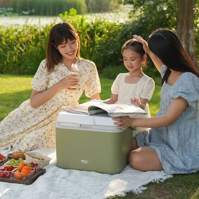 【原始人松鼠保温箱】C户外露营车载冰块冰桶摆摊钓鱼便携式冰箱