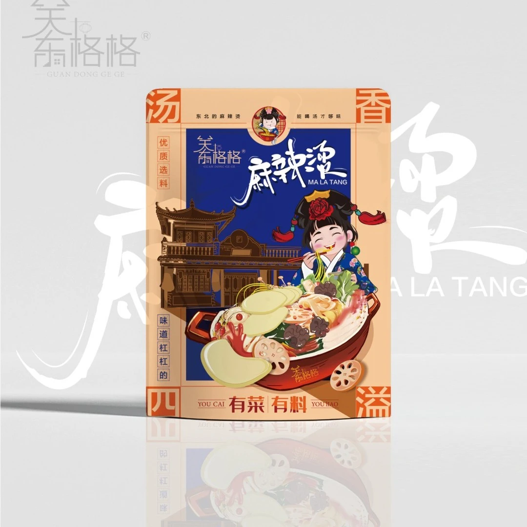 关东格格东北麻辣烫 蔬菜版  321克/包 黏糊版喝汤版老式麻辣烫