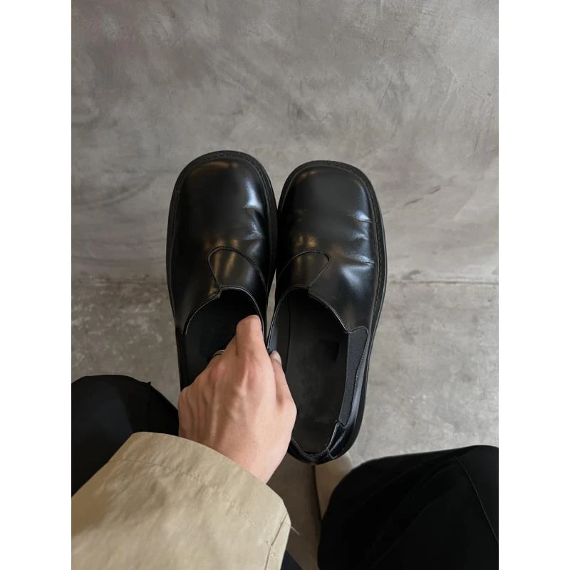百搭男士乐福鞋小众设计休闲皮鞋男高级感通勤开车上班西装鞋子