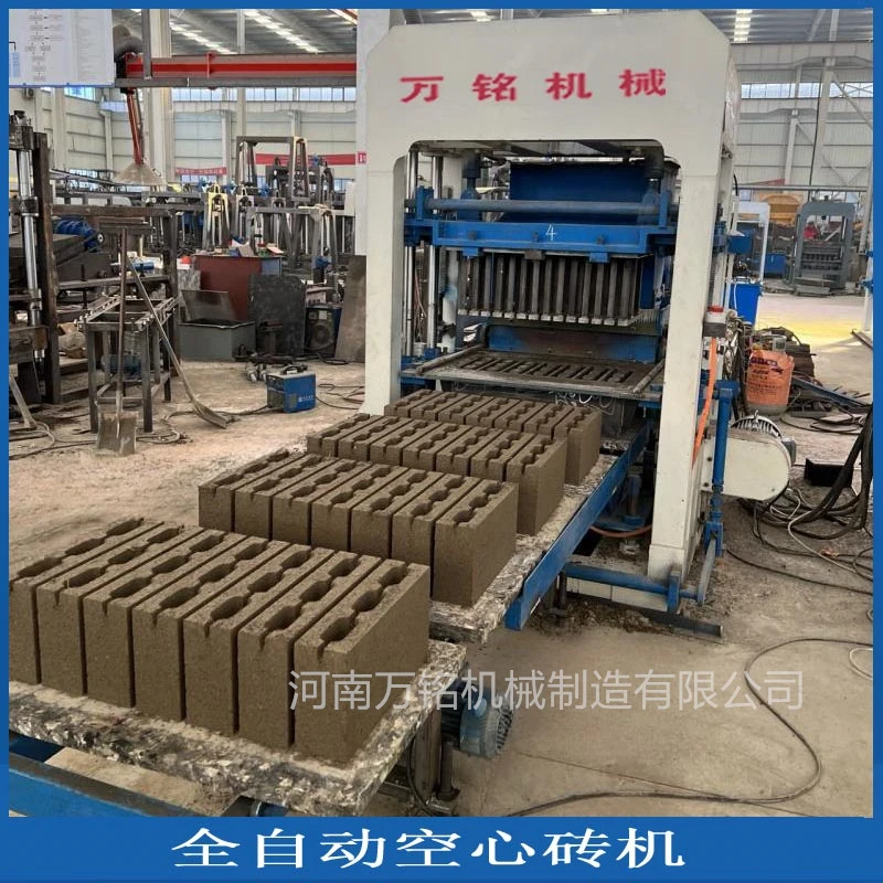 马来西亚4-15水泥免烧空心砖机生产设备全自动多孔水泥砖机生产线