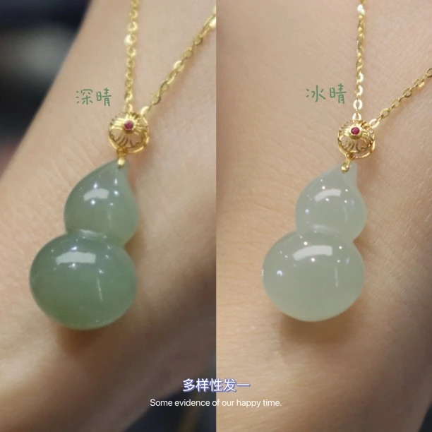 【财禄】天然和田玉晴水时尚厚切立体圆饱满大葫芦和田玉厂家直供