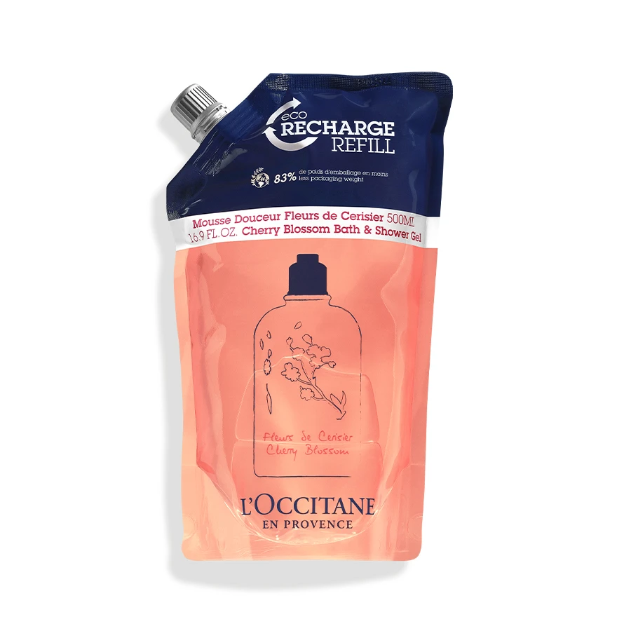 欧舒丹甜蜜樱花香氛沐浴啫喱 500ml