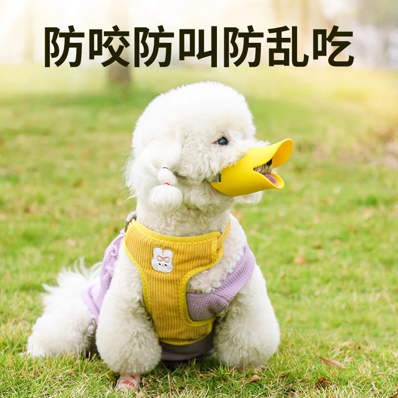 狗狗嘴套1-3个月幼犬防咬防乱吃小型犬宠物口罩神器狗止吠器防叫