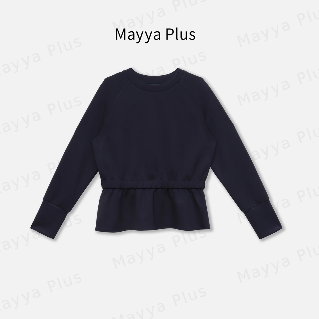 【减龄乐章】Mayya Plus麦芽定制轻奢气质显瘦百搭针织上衣32437928