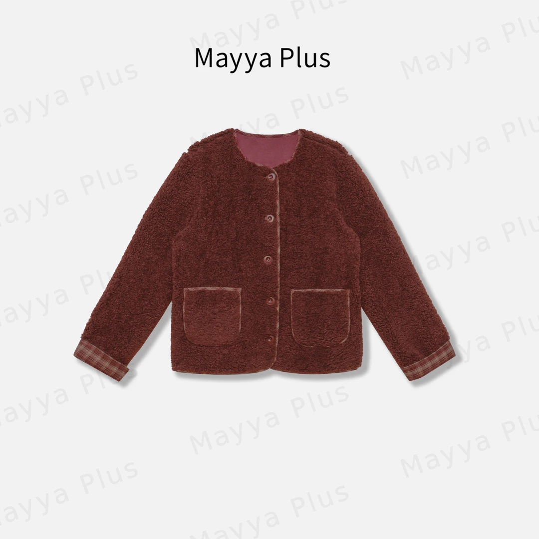 【小雪球 】Mayya Plus麦芽定制轻奢气质显瘦百搭梭织外套32446886