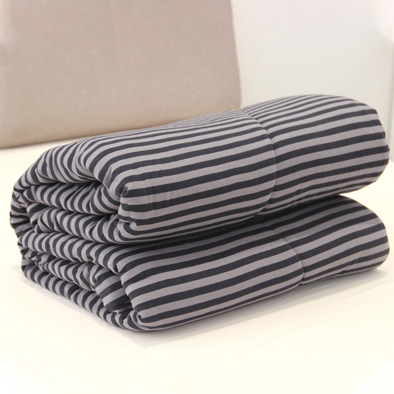 【小赵芯选】无印订单款 全棉条纹针织棉 天竺棉色织色纺  被芯