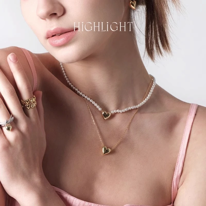 合金项链 高光时刻 敞开心扉告白项链女配饰个性轻奢高级感锁骨链
