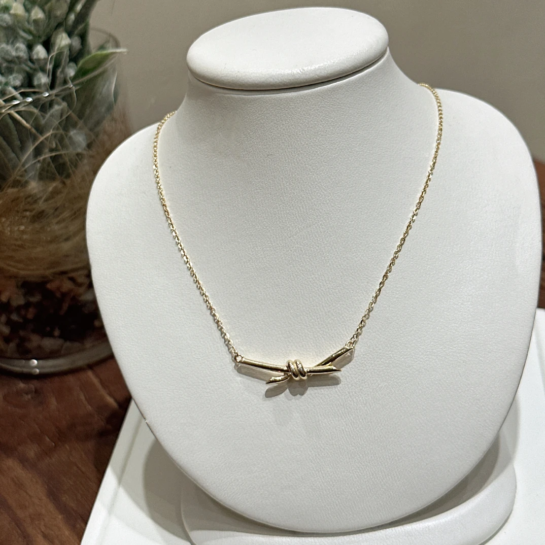 坠链均925银 钉子相爱一生项链气质时尚百搭简约轻奢设计感小众