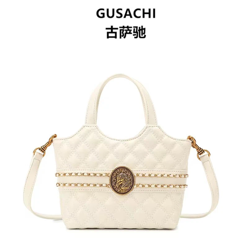 GUSACHI/古萨驰新款百搭菱格新款手提包#M5851