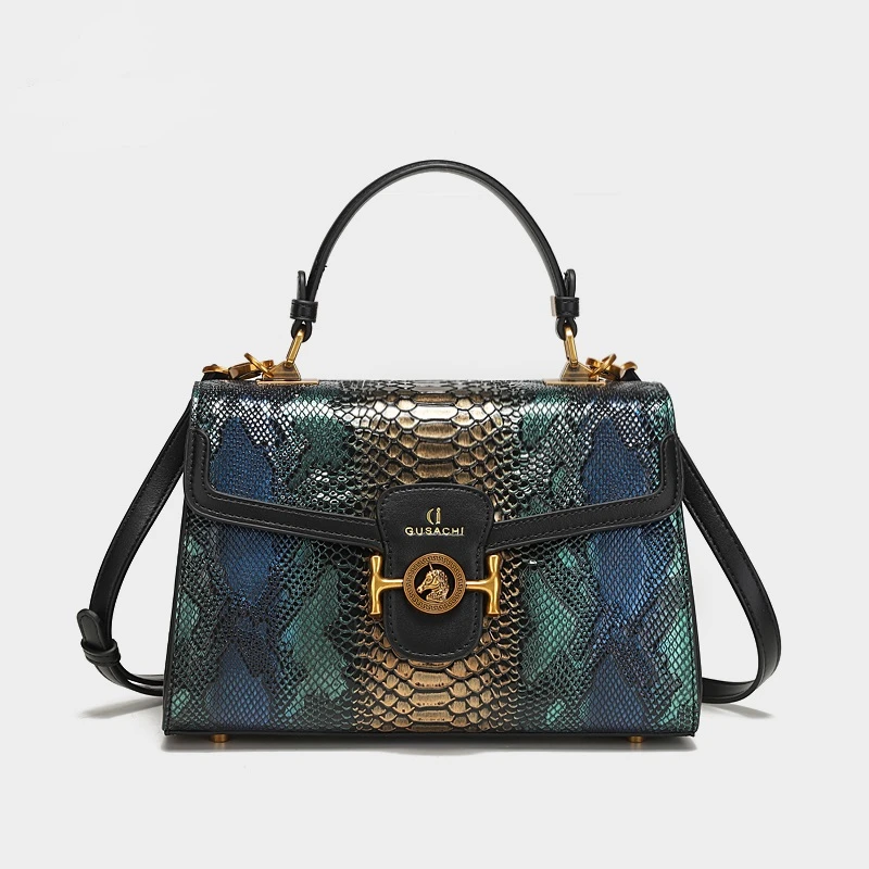 古萨驰定制流光溢彩系列轻奢手提包H7112