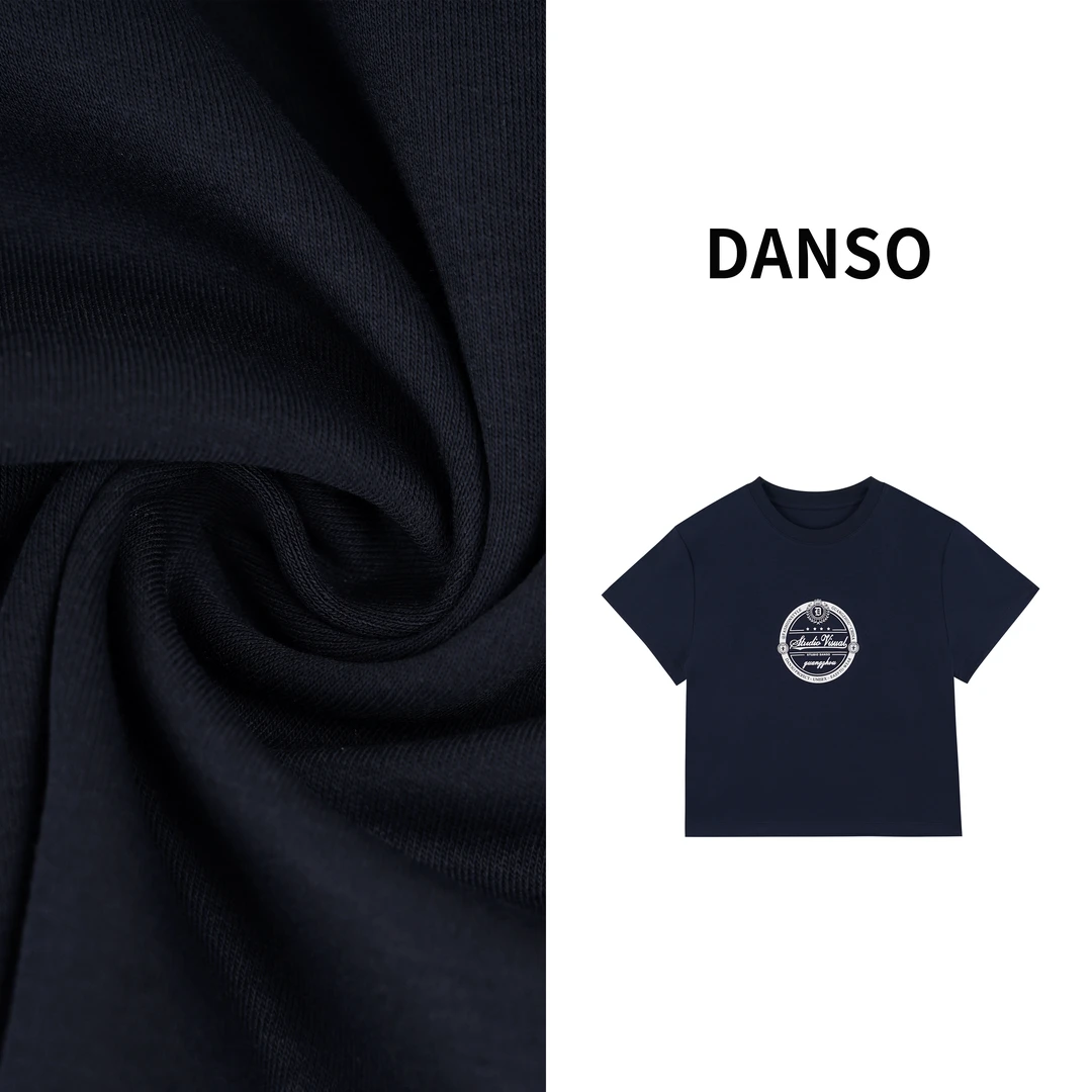 DANSO【克莱茵】玉美华夏季新款时尚简约百搭透气圆领T恤女BB2153