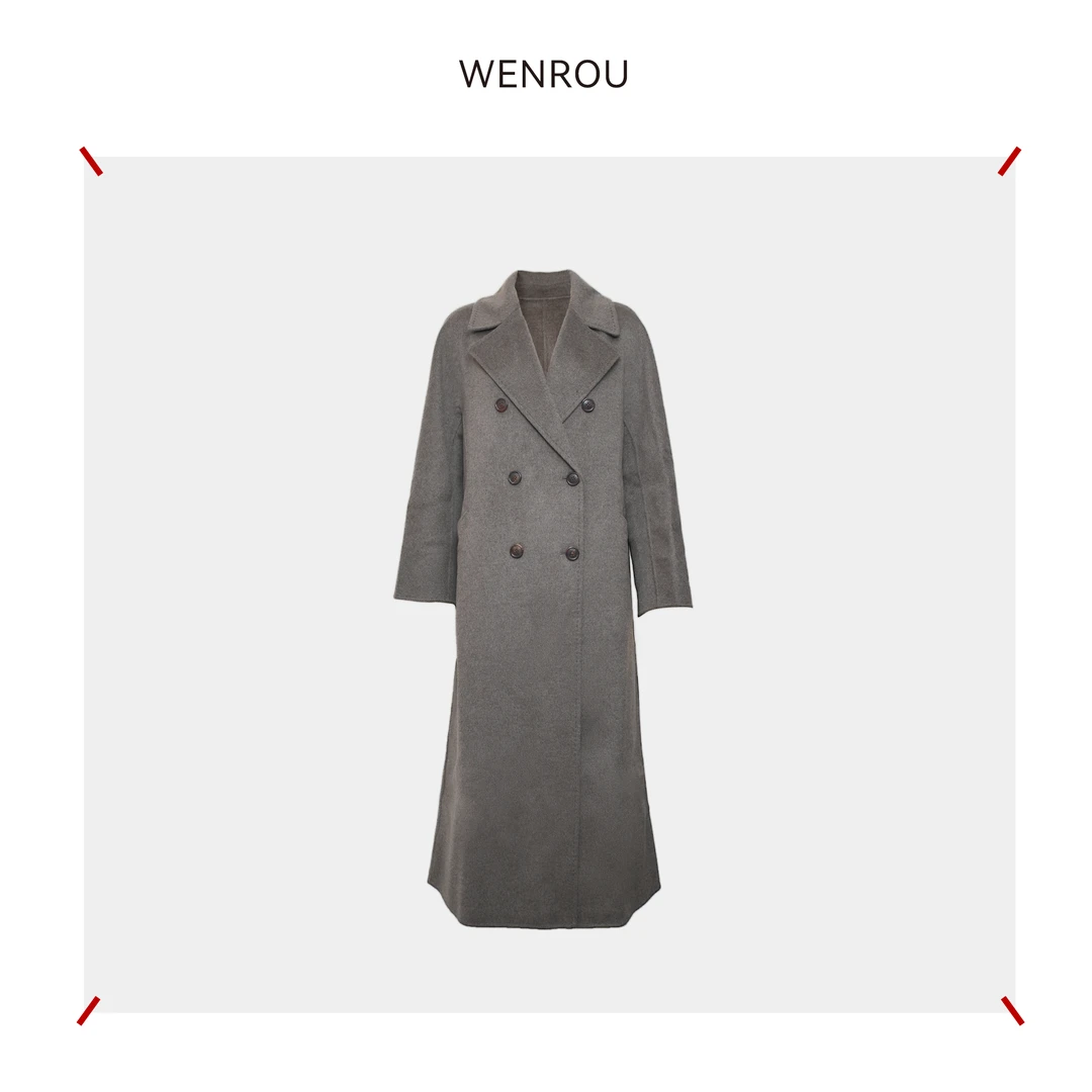 温柔自知 24冬季新款 13.8微米羊绒大衣 9921501010102