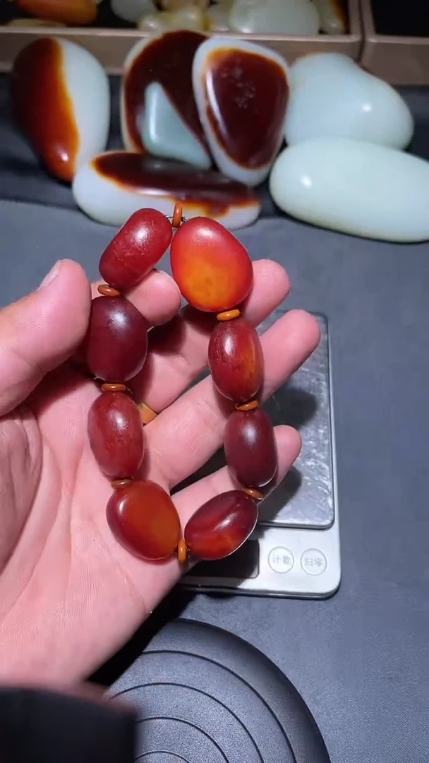 【闪购商品】和田玉手串未镶嵌YL-LL-11.2-11多样性发货