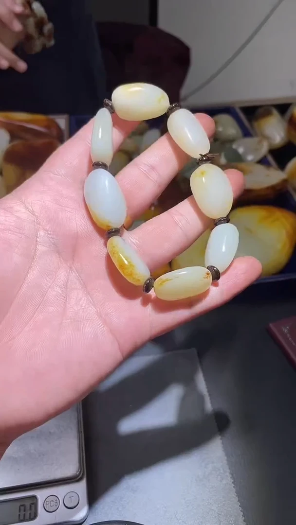 【闪购商品】和田玉手串未镶嵌YL-LL-10.5-9多样性发货