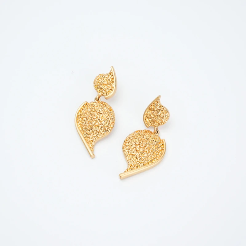 铜合金合成锆石耳饰  YFH耳饰BD0700541