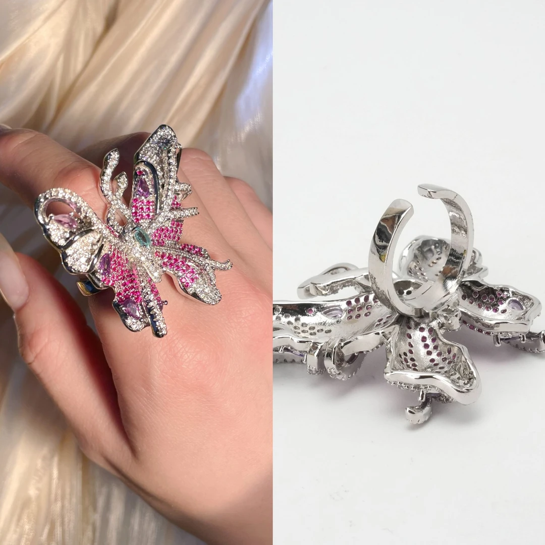 Hyman Kevin 合金合成锆石戒指 YFH戒指BO406070091