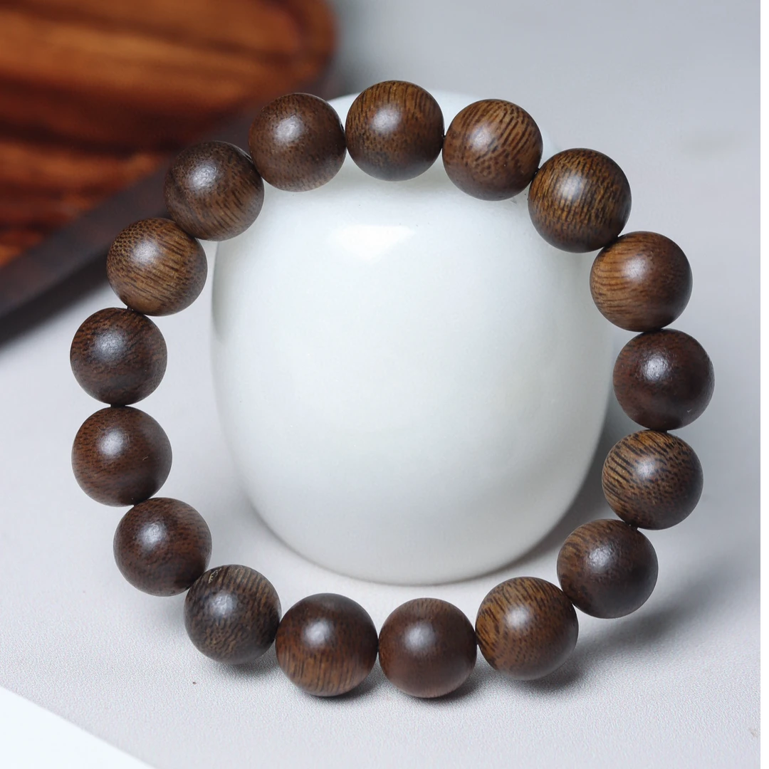 【甄品】Z028海南沉香1.2圆珠单圈