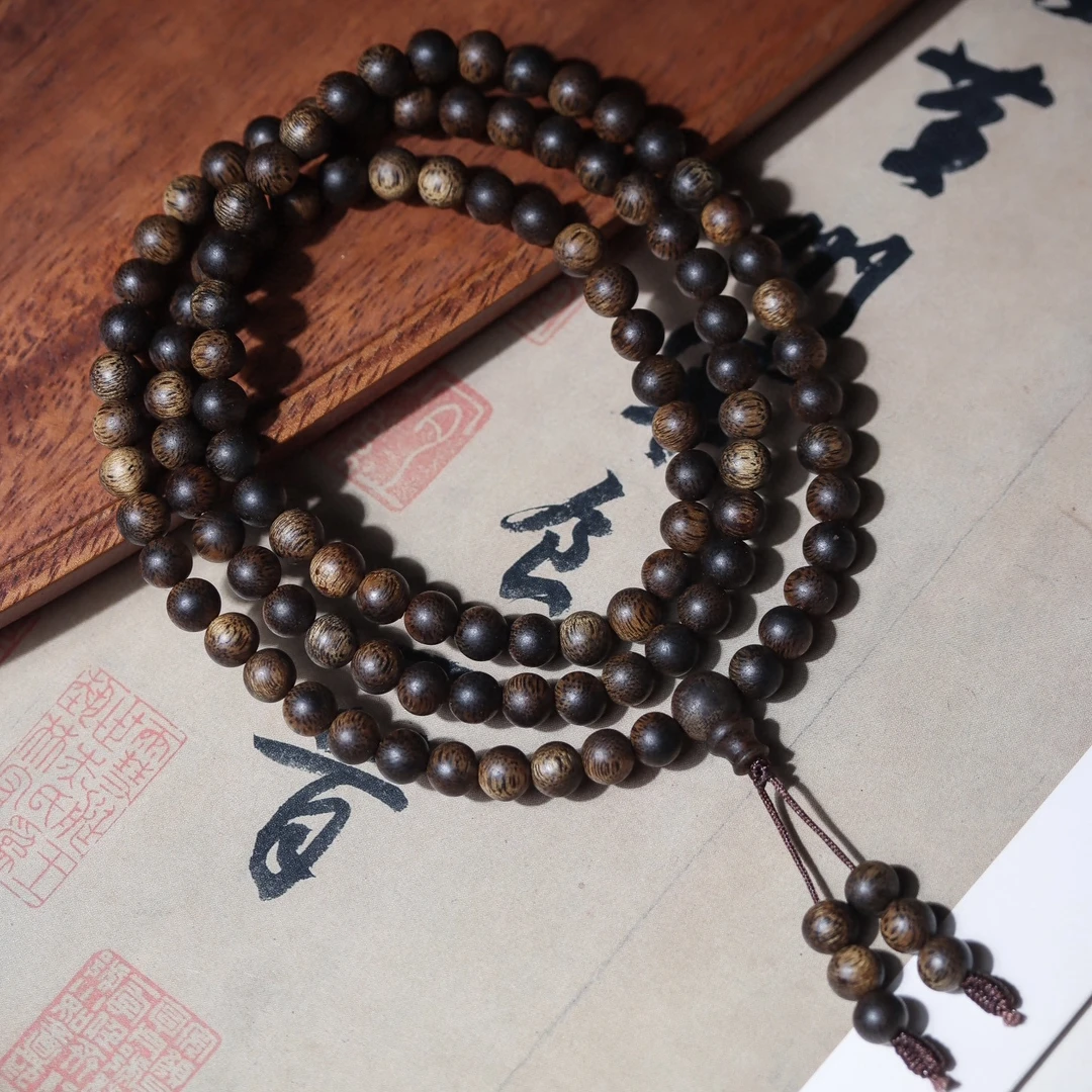 【甄品】Z020达拉干沉水级沉香0.8多圈手串 （多样性发货一条）