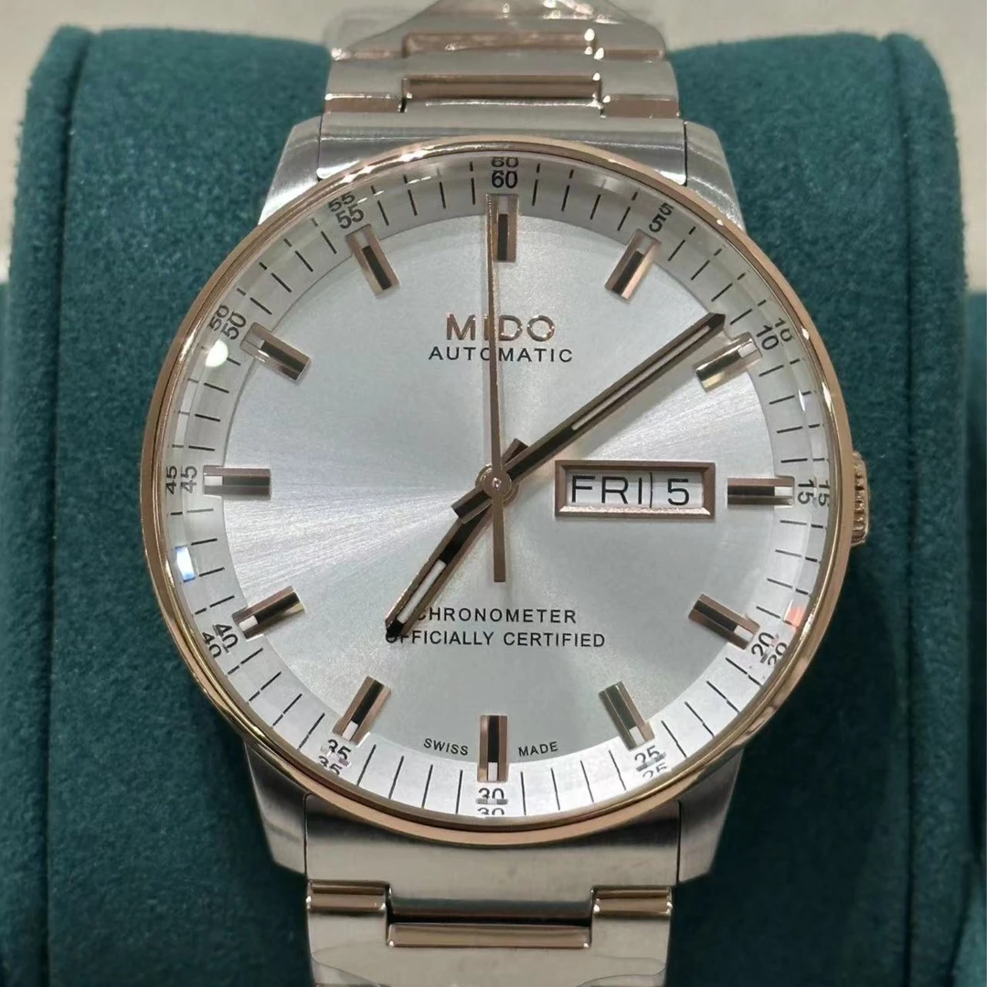 99新 Mido/美度 指挥官/臻耀/男腕表天文台/M021/公价12200/40MM