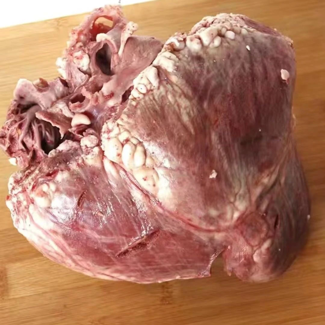 连云港发货黄牛  九分熟牛心  5斤起   原味辣炒卤牛肉片原切