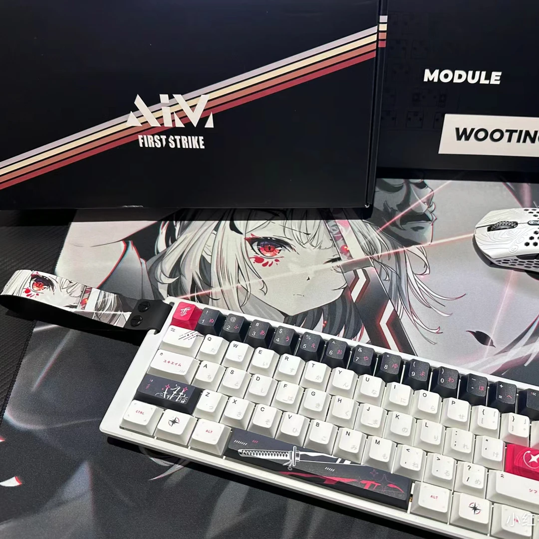 yukiaim键帽pbt五面热升华原厂支持wooting/made68/atk68醉鹿a75