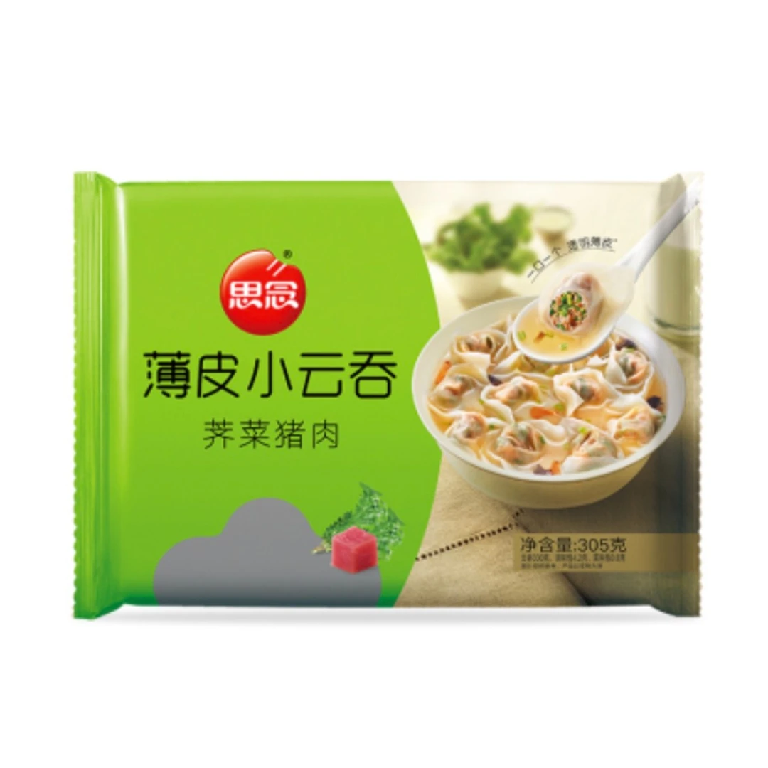 思念思念荠菜猪肉云吞305g
