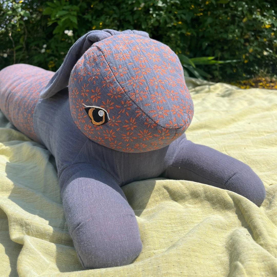 【丫丫】熊猫长枕玩偶双层纱睡觉抱枕创意