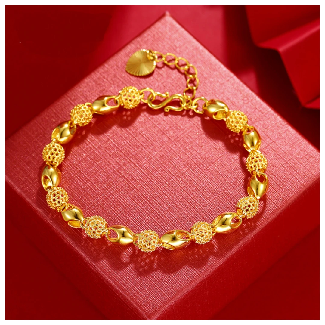 铜合金手链 饰品【玲珑手链】时尚精美百搭