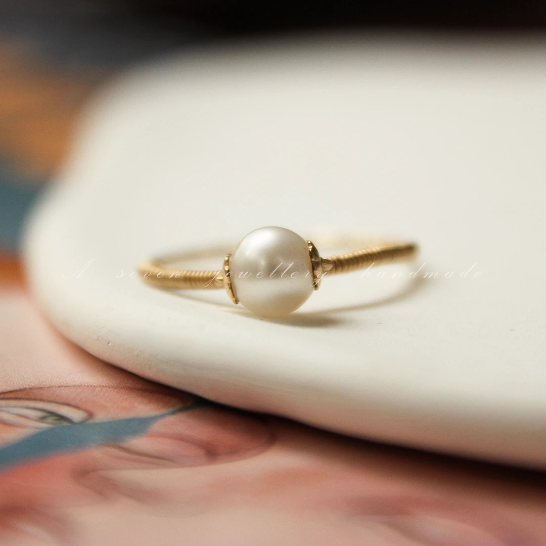 合金戒指 A seven 戒指 手工包边 百搭 强光 指环 气质