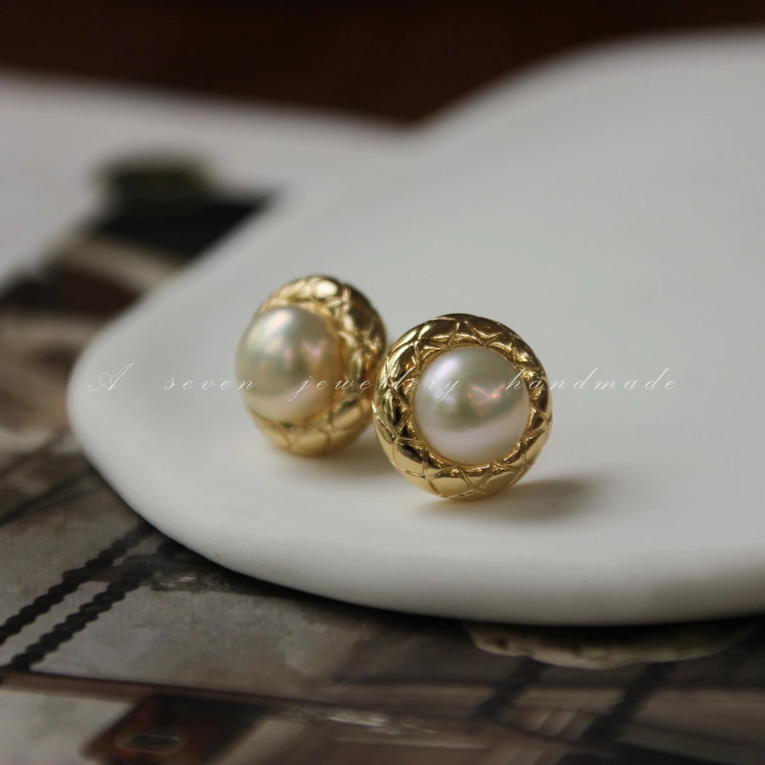 合金耳饰 A seven 耳钉 气质 时尚 百搭 复古