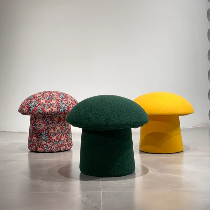 MAX BUY/卖思买奶油风儿童沙发可爱蘑菇凳家用沙发儿童小矮凳ins