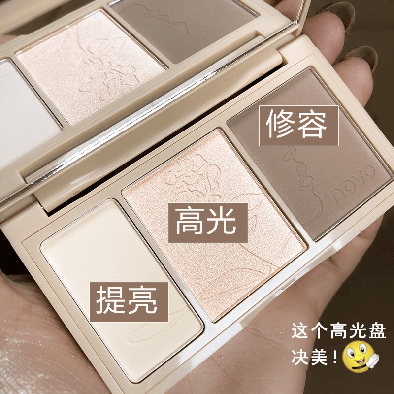 法国兰⁠窛哑光高光修容盘正品阴影鼻影膏侧影遮发际线粉防水防汗