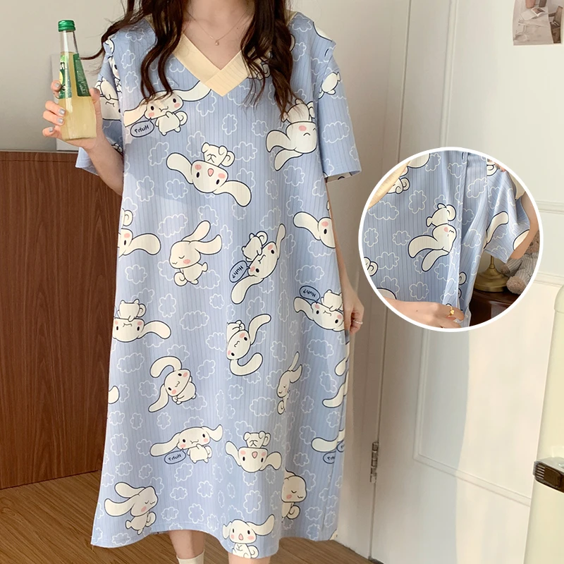 夏季特大码200斤胖m连衣裙产妇月子服短袖薄款孕妇哺乳裙夏天外穿