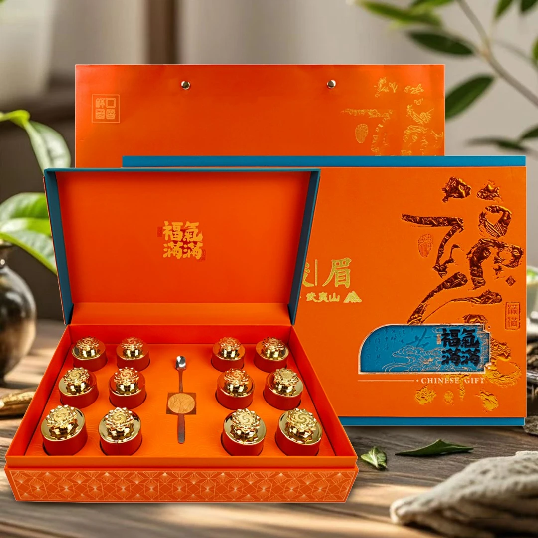 杯口留香金骏眉12罐礼盒茶品质红茶茶香送长辈过年茶叶春茶