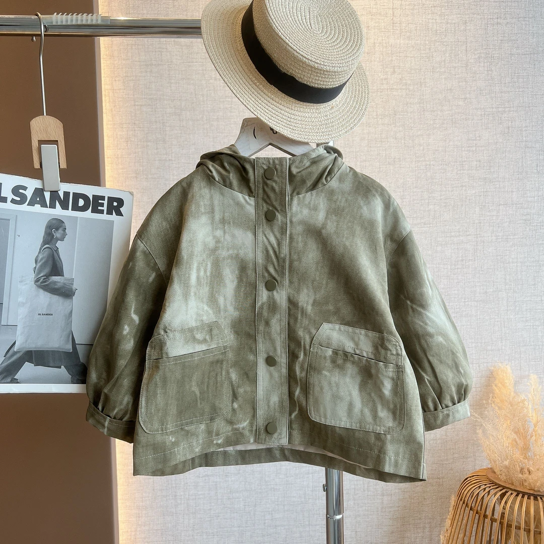 晕染连帽外套上衣休闲