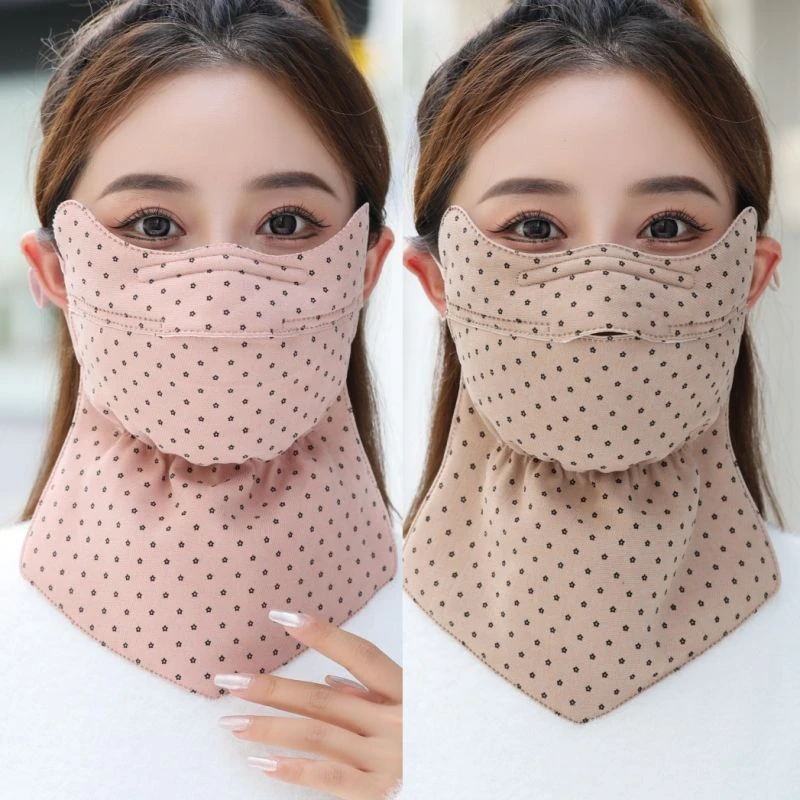 长款护脖颈冬天加厚保暖口罩女新款防风防寒骑车户外加大纯棉面罩