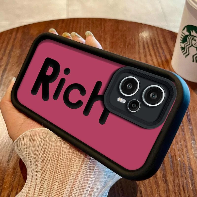 适用红米NOTE12TURBO手机壳redminote12turbo手机壳阶梯Rich高级