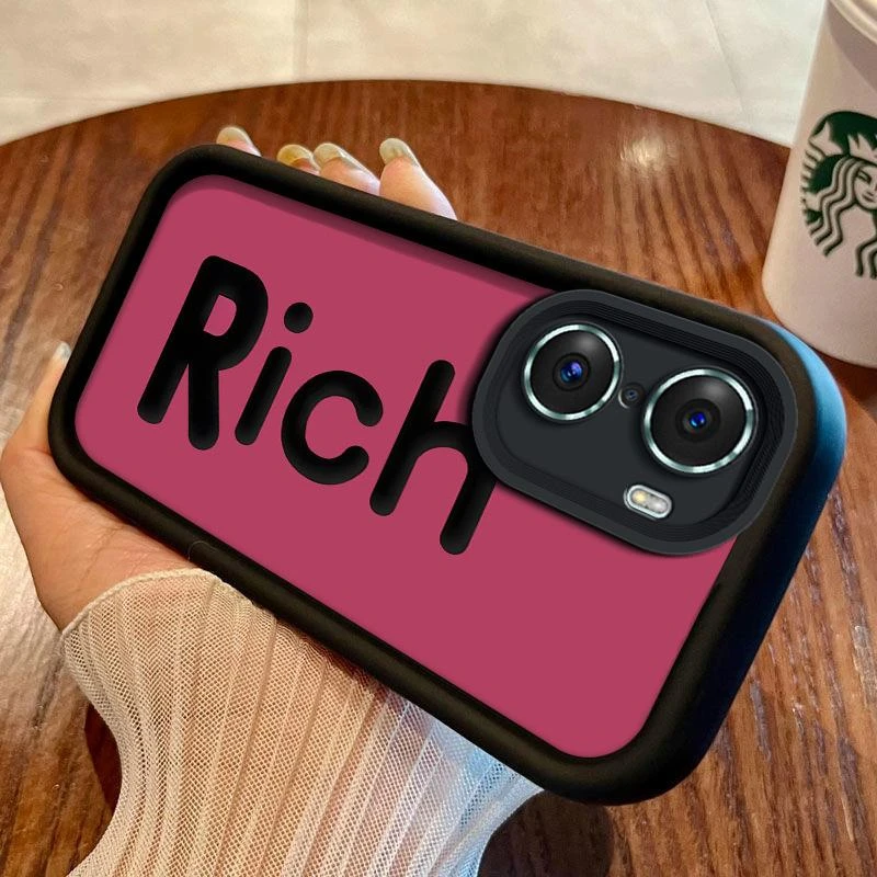 适用荣耀60PRO手机壳honor60pro手机壳阶梯Rich高级感柔软ins网红