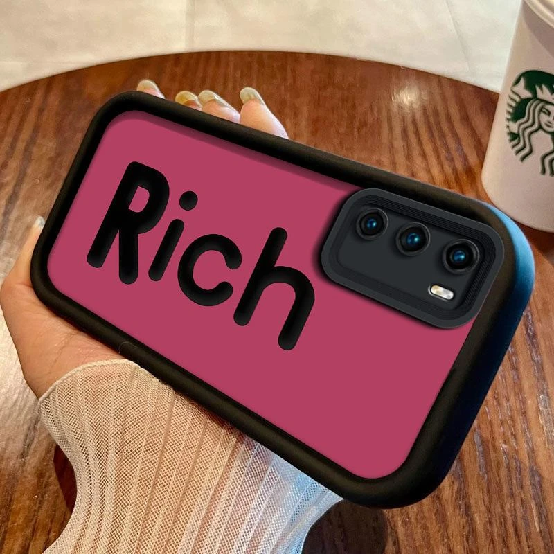 适用华为P40手机壳huaweip40手机壳阶梯Rich高级感柔软ins网红潮